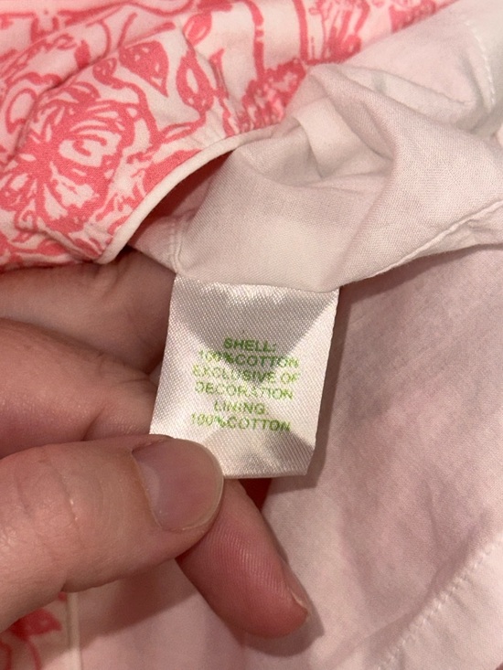 Lilly Pulitzer Tori Jubilee Anniversary Dress Small Cotton Embroidered Toile - Picture 5 of 5